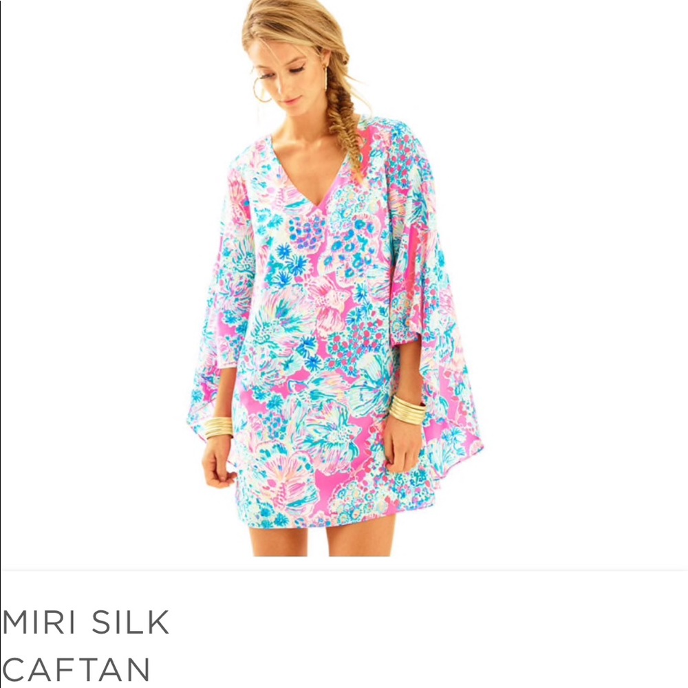 NEW W/TAGS Lilly Pulitzer Miri Silk Caftan / Dress